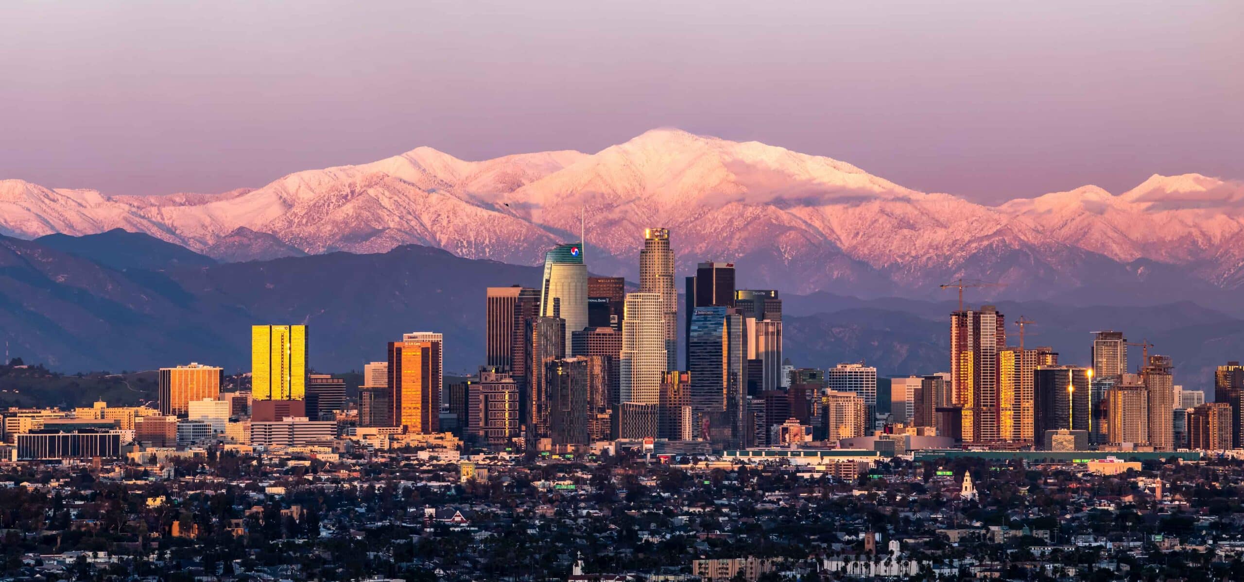 Snow in Los Angeles