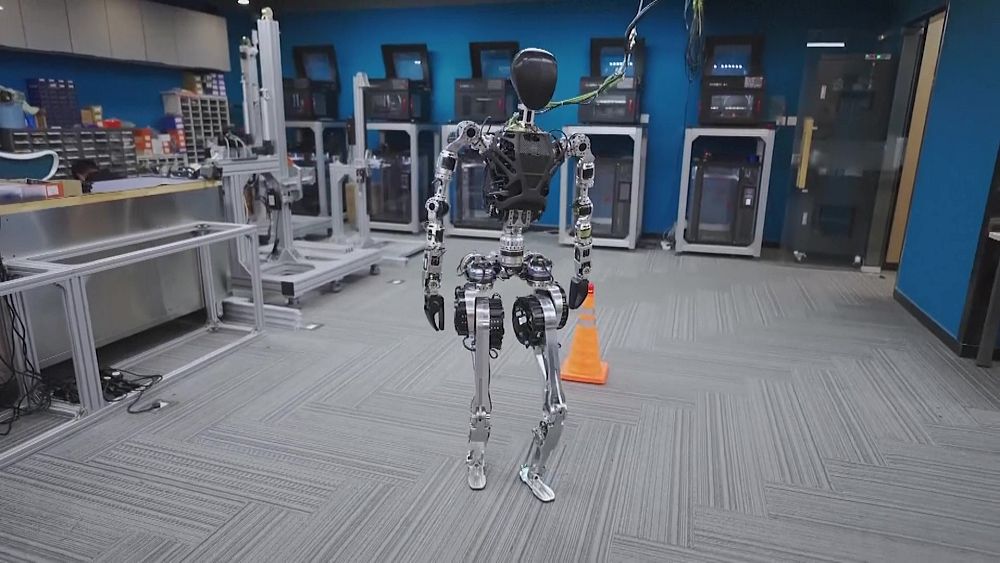 Humanoid robot in China could help old people